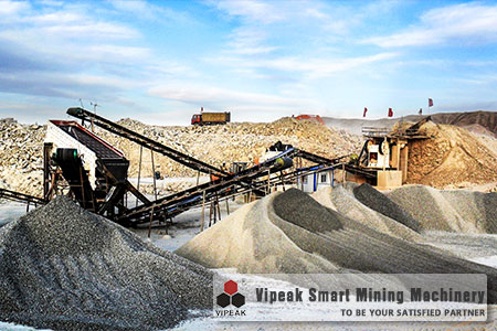 Weathered Sand Making Production Line Site